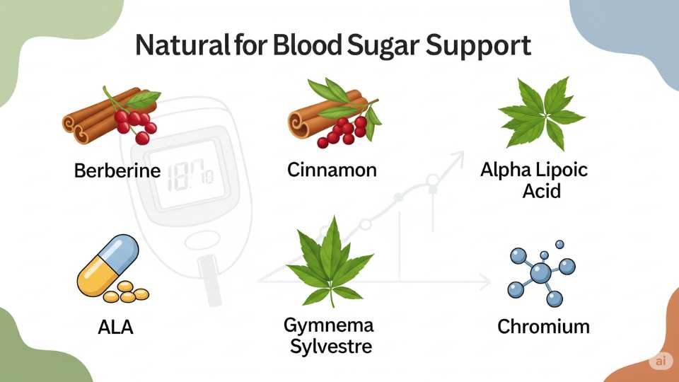 Top 5 Natural Supplements to Support Healthy Blood Sugar Levels in 2025